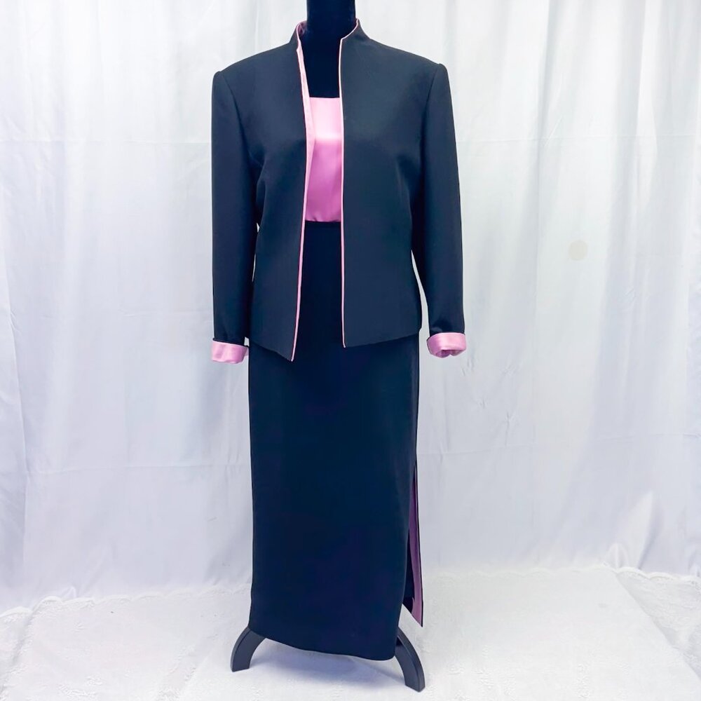 Kasper ASL Vintage Women's 3 Piece Skirt Suit
